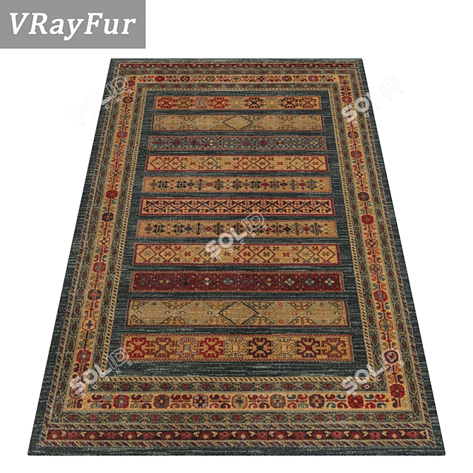 Title: 1981 Carpets Set 3D model image 2