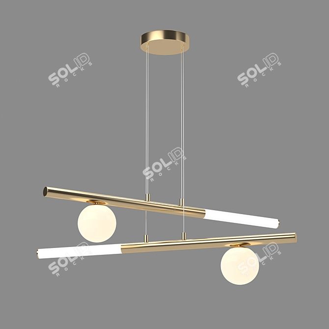 Loft4You Chose Line Pendant Light 3D model image 2