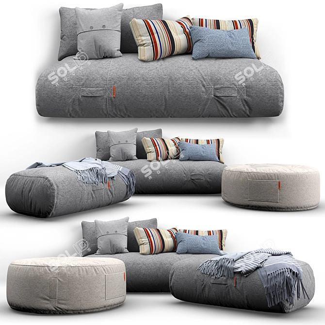 Cozy Bliss: TrimmCopenhagen's Ultimate Comfort Set 3D model image 1