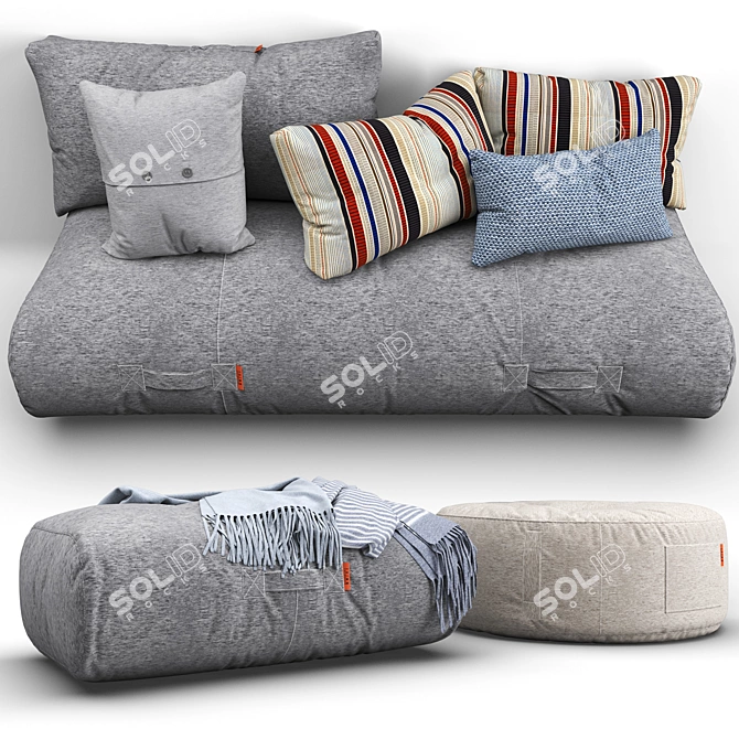 Cozy Bliss: TrimmCopenhagen's Ultimate Comfort Set 3D model image 4