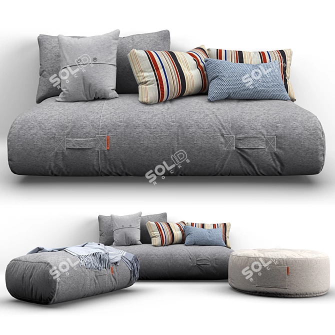 Cozy Bliss: TrimmCopenhagen's Ultimate Comfort Set 3D model image 7