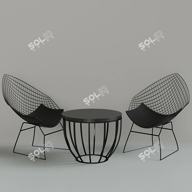 Urban Loft Coffee Table 3D model image 1