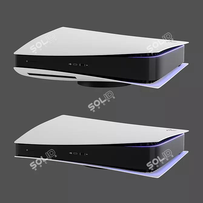 Title: Next-Level Gaming: PS5 Sony PlayStation 5 3D model image 3