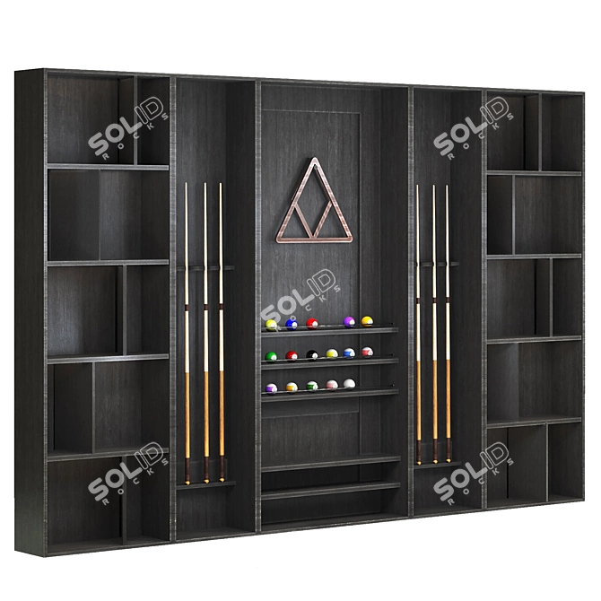 Ultimate Billiard Room Set 3D model image 2