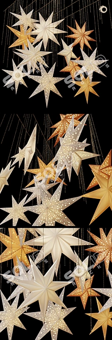 Swedish Stars Decor Set 3D model image 2