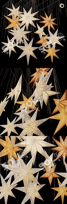 Swedish Stars Decor Set 3D model image 10