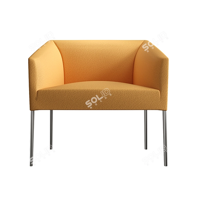 Arper Saari 70cm: Sleek Armchair Design 3D model image 2