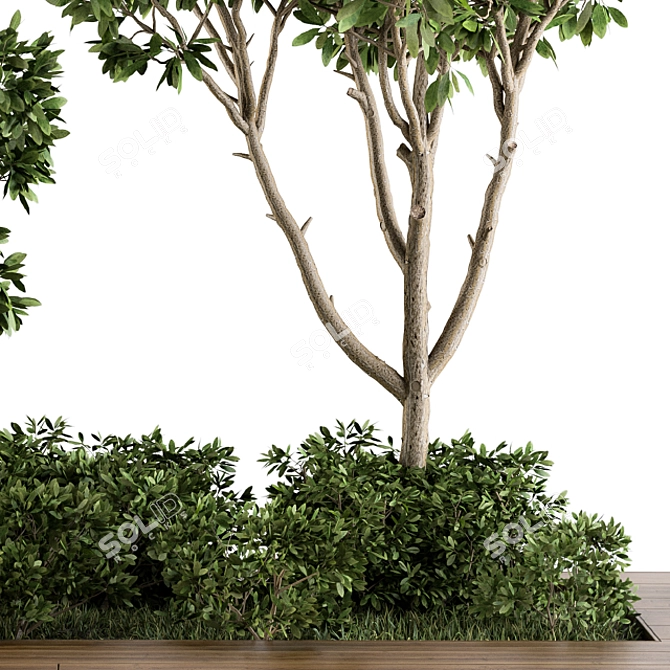 Botanical Oasis: Garden Set 07 3D model image 4