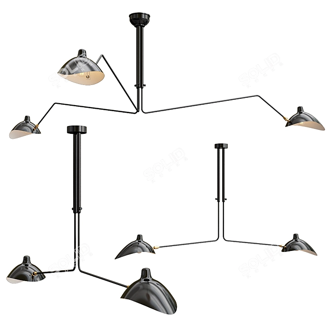 Illuminate your space with Tabes Lamps 3D model image 3