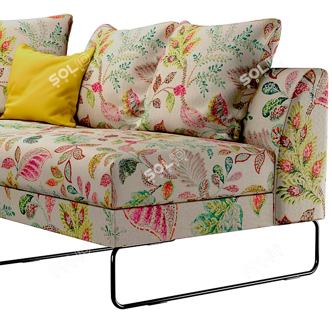 Modern Finnish Corner Sofa: Coco 3D model image 3