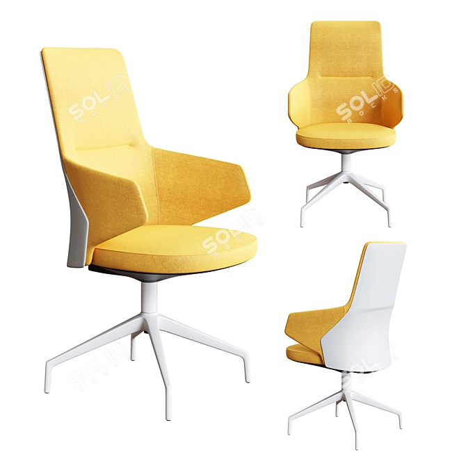 Coalesse Massaud Conference Seating Set 3D model image 2