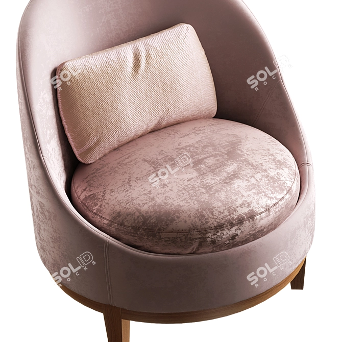 Elegant Belle Armchair by Piet Boon 3D model image 7