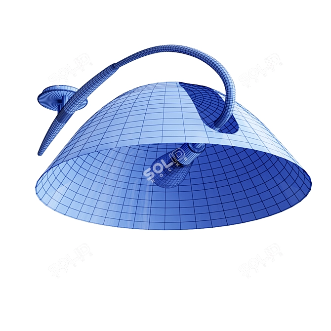 Elegant Pluma Suspension Lights 3D model image 2