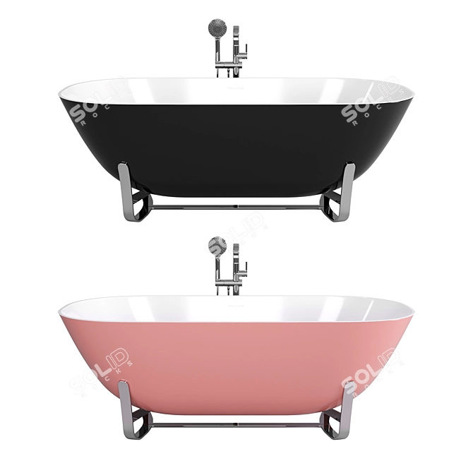 Luxurious Villeroy & Boch Antheus Freestanding Bathtub 3D model image 3