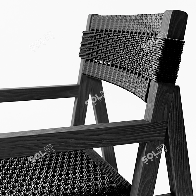 Elegant 3Chair: Perfect Functionality 3D model image 3