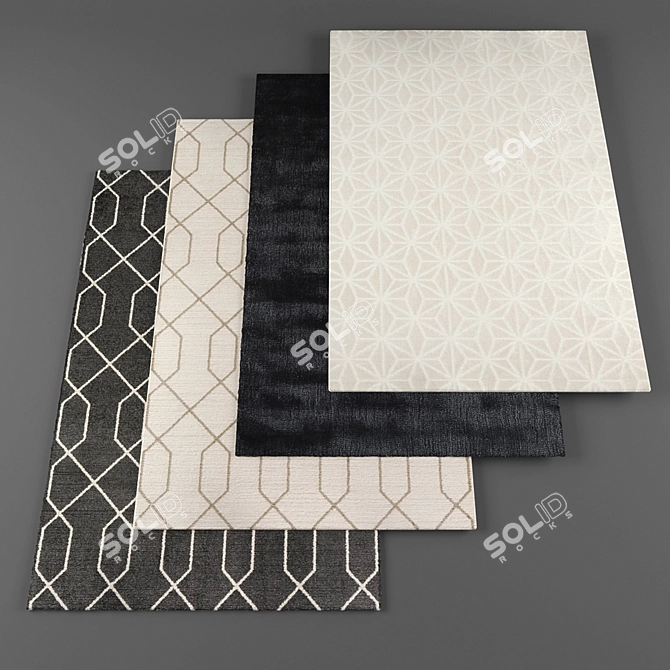 Benuta Rugs Collection: Chic and Cozy 3D model image 1
