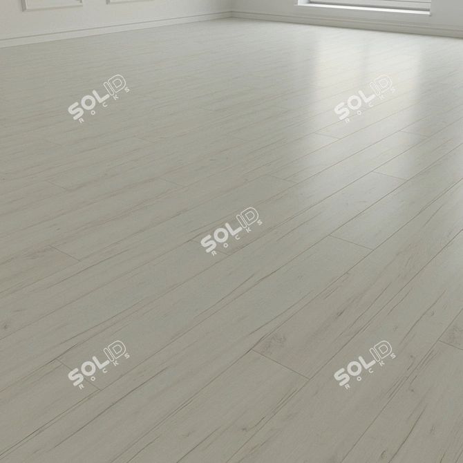 Laminate Parquet Board 13: Versatile and High-Quality Flooring 3D model image 2