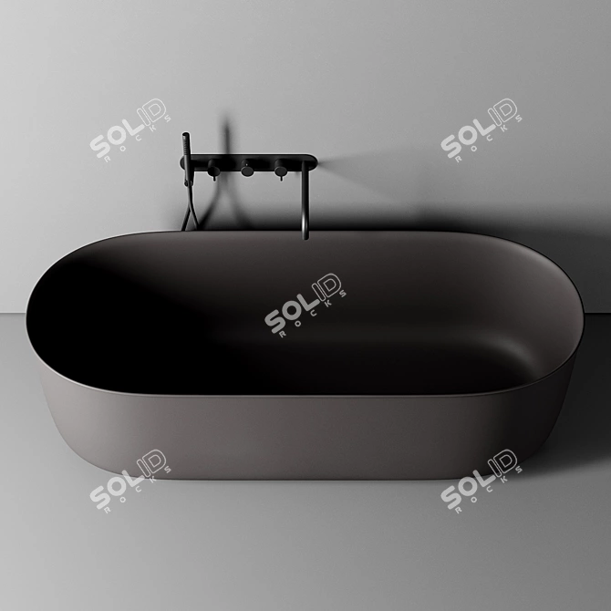 Rexa Design HAMMAM Oval Bathtub 3D model image 2