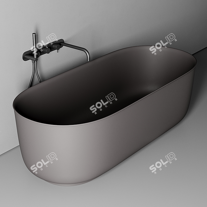 Rexa Design HAMMAM Oval Bathtub 3D model image 3