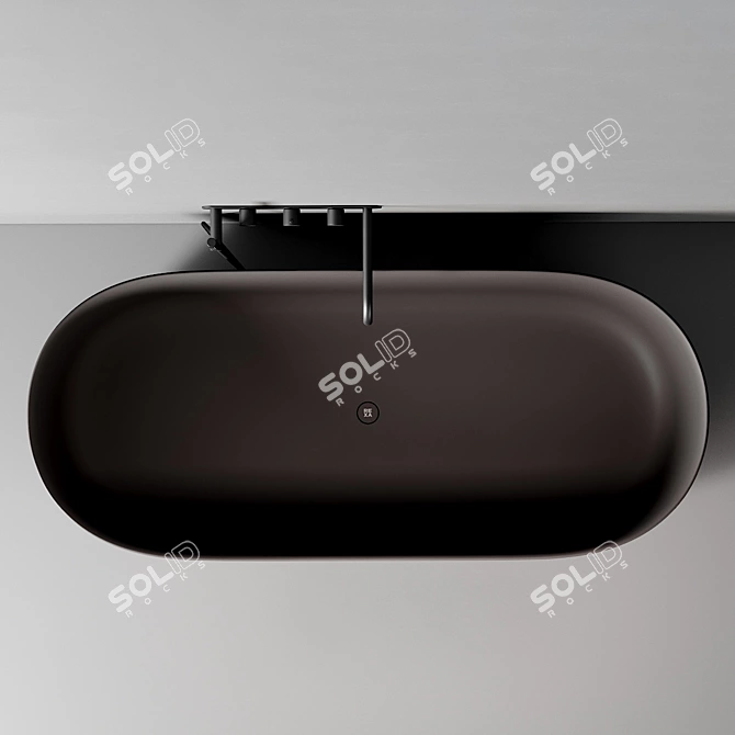 Rexa Design HAMMAM Oval Bathtub 3D model image 4