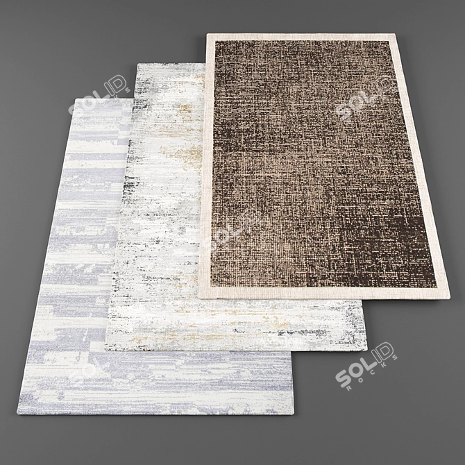 Luxury Carpet Collection | High-Resolution Textures 3D model image 1