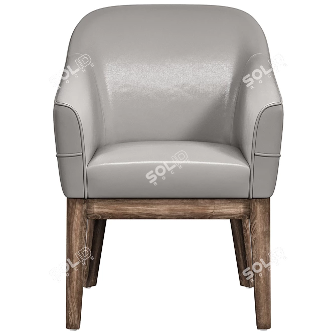 Elegant Armchair Design - Armchair Mod 3D model image 2