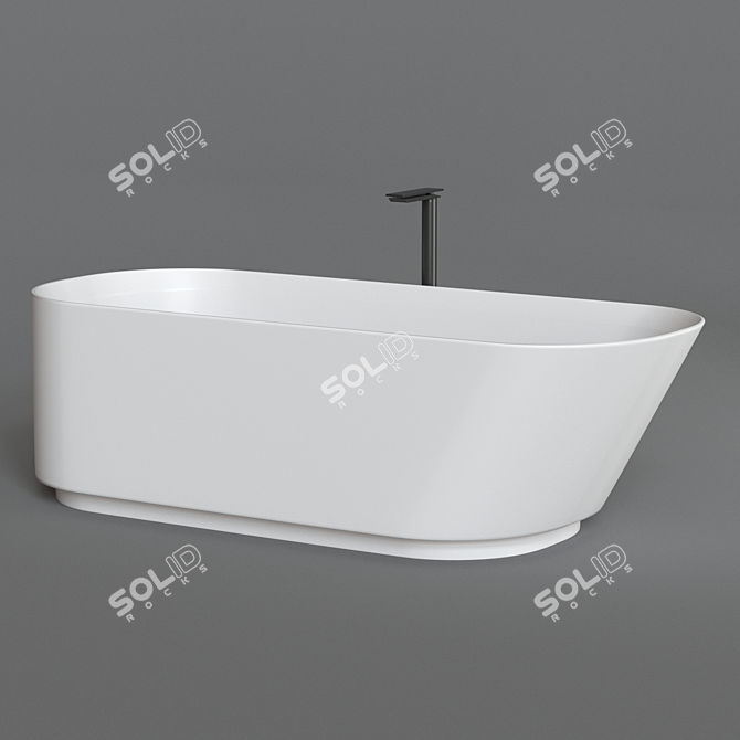 Agape NEB Freestanding Bathtub 3D model image 1