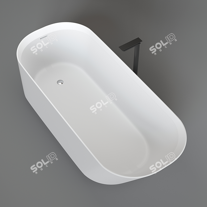 Agape NEB Freestanding Bathtub 3D model image 4
