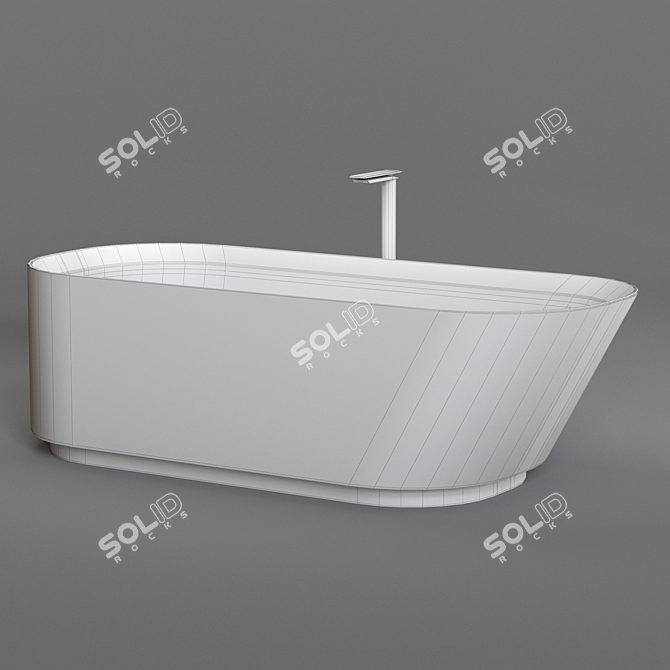 Agape NEB Freestanding Bathtub 3D model image 5