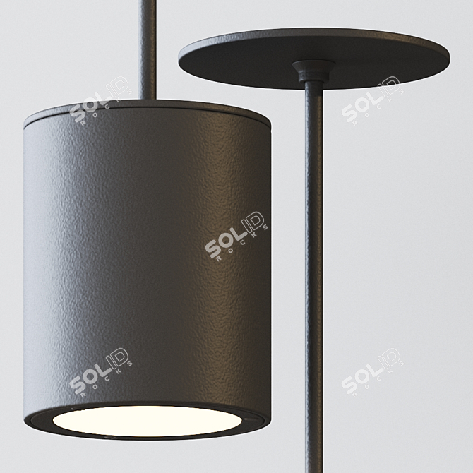 Lamar Pendant: Modern Elegance 3D model image 3