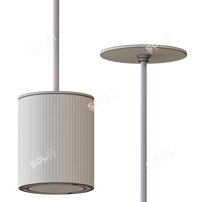 Lamar Pendant: Modern Elegance 3D model image 4