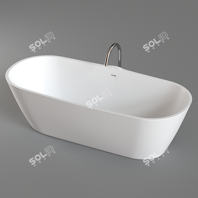 Agape Normal Free-standing Bathtub 3D model image 1