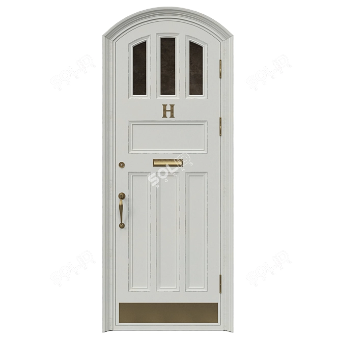 Classic 3D Max Door 3D model image 1