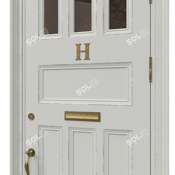 Classic 3D Max Door 3D model image 2