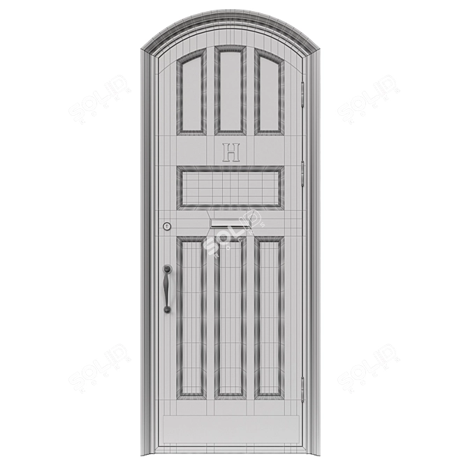 Classic 3D Max Door 3D model image 5