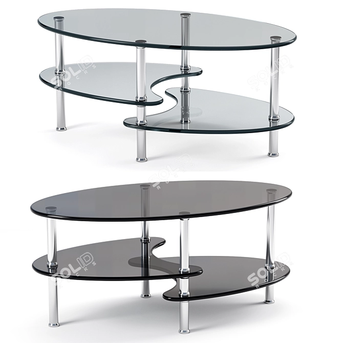 Modern Ryan Rove Coffee Table 3D model image 3