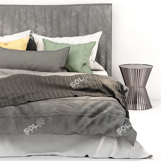 3D Max 2014 + V-Ray: Ultimate Bed Design 3D model image 2