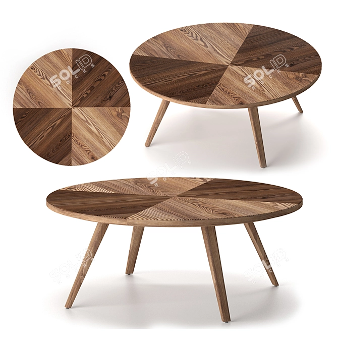 Angel Cerda Round Coffee Table 3D model image 1