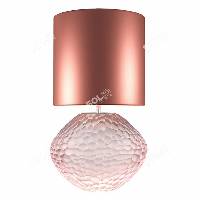 Blush Amber Table Lamp - Atacama 3D model image 3