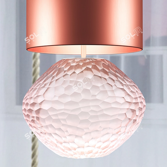 Blush Amber Table Lamp - Atacama 3D model image 4