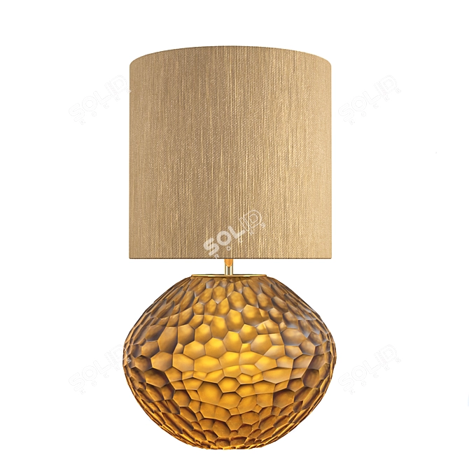 Blush Amber Table Lamp - Atacama 3D model image 7