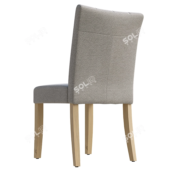 Customizable Flynn Dining Chairs 3D model image 4