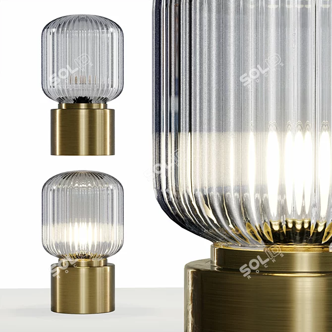 SOLKLINT Brass Table Lamp 3D model image 1