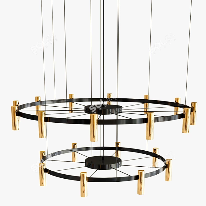 Laverd Wheel Suspension Lights 3D model image 2