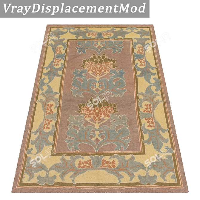 Luxury Carpet Set: High-Quality Textures 3D model image 3