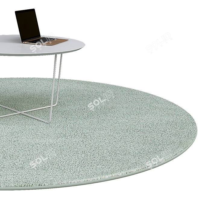 Elegant Round Rugs | No. 101 3D model image 2