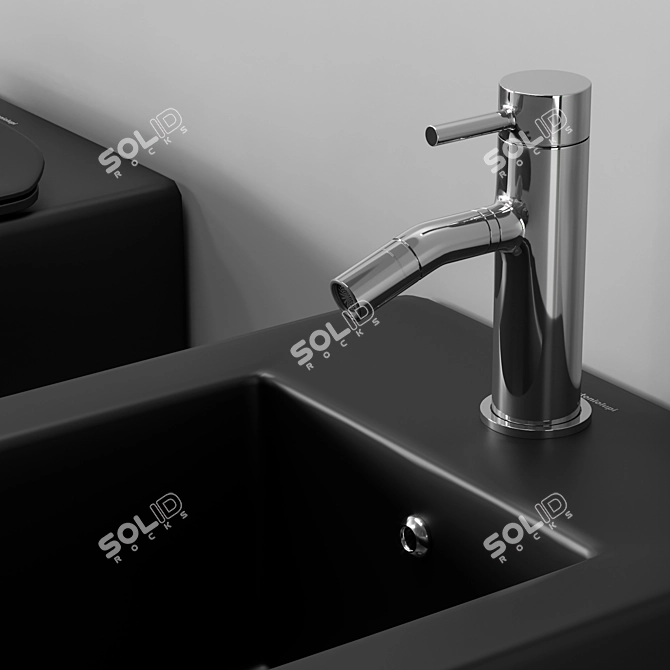 Antonio Lupi Komodo Wall-Hung Toilet 3D model image 2