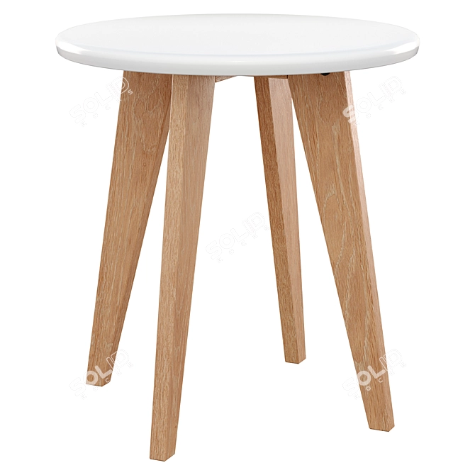 Mod Circle Table 3D model image 5