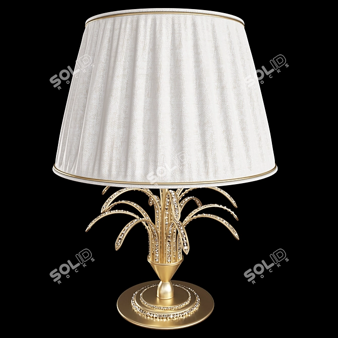 Dune Brass Table Lamp 3D model image 2