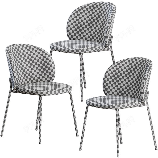 Modern Princeton Chair: Sleek Design, BoConcept 3D model image 7